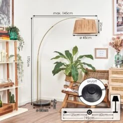 Granja Stehleuchte 45 Cm Messing, Schwarz, 1-flammig -Lampe Verkäufe granja stehleuchte 45 cm h3956595 3