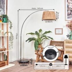 Granja Stehleuchte 45 Cm Chrom, Schwarz, 1-flammig -Lampe Verkäufe granja stehleuchte 45 cm h3957264 3