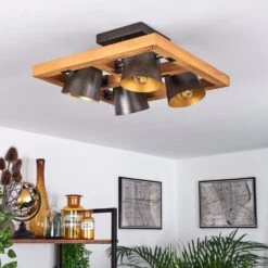 Gressot Deckenleuchte Naturfarben, Nickel-Matt, 4-flammig -Lampe Verkäufe gressot deckenleuchte h3455289 11