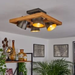 Gressot Deckenleuchte Naturfarben, Nickel-Matt, 4-flammig -Lampe Verkäufe gressot deckenleuchte h3455289 6