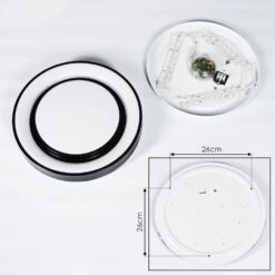 Grimacco Deckenleuchte LED Schwarz, 1-flammig, Farbwechsler -Lampe Verkäufe grimacco deckenleuchte h3383476 4