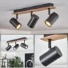 Guardais Deckenleuchte Braun, Holzoptik, Schwarz, 3-flammig -Lampe Verkäufe guardais deckenleuchte h3760291 0