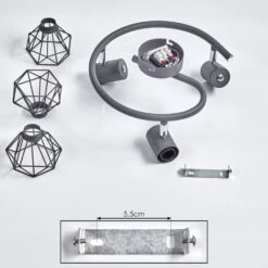 Gullspang Deckenleuchte Anthrazit, Chrom, 3-flammig -Lampe Verkäufe gullspang deckenleuchte h3388174 4