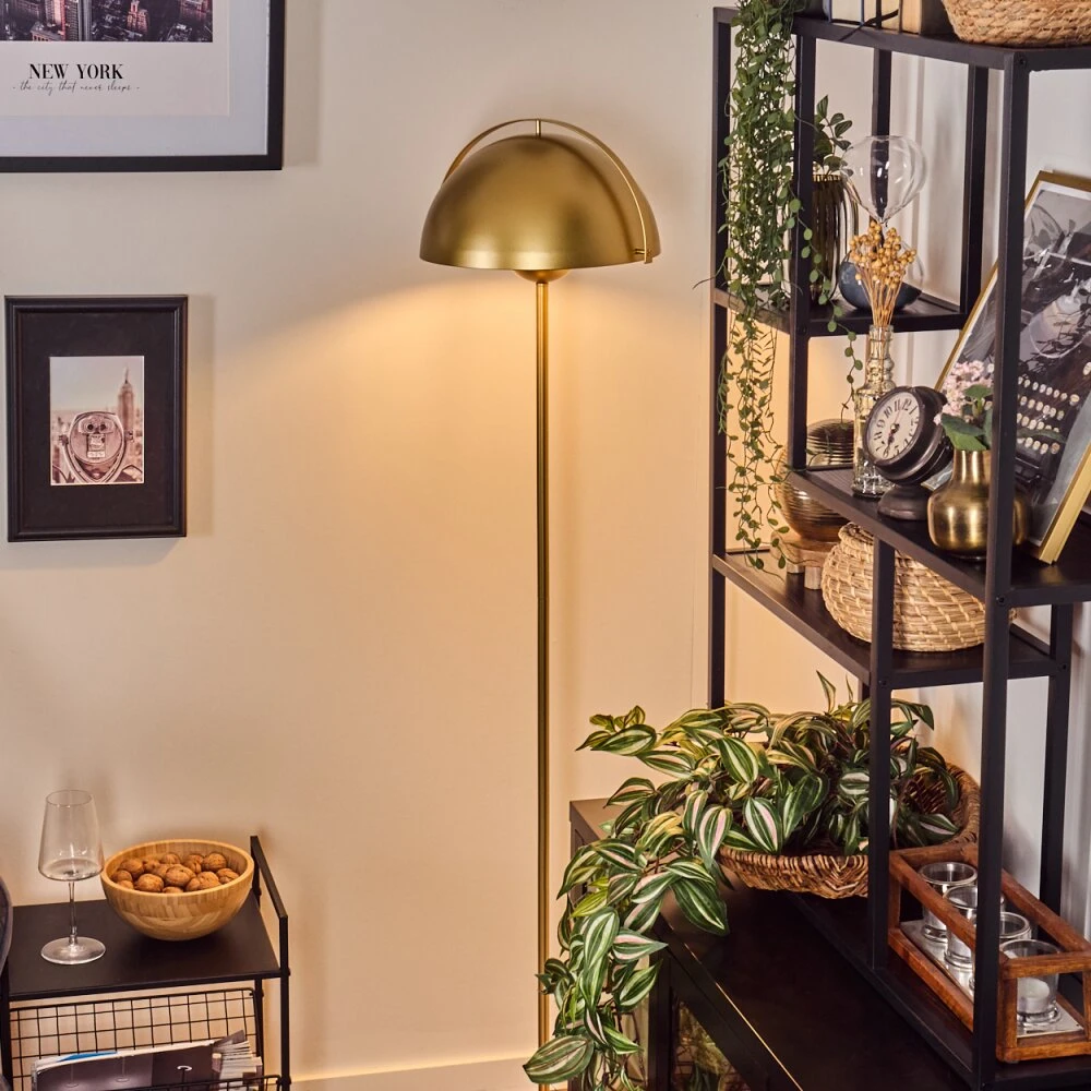 Guttsta Stehleuchte Gold, 1-flammig 11 Guttsta Stehleuchte Gold, 1-flammig – Bild 9