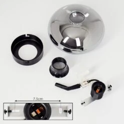 Haikala Deckenleuchte Rauchfarben, 1-flammig -Lampe Verkäufe haikala deckenleuchte h3595725 4