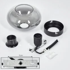 Haikala Deckenleuchte Klar, Rauchfarben, 1-flammig -Lampe Verkäufe haikala deckenleuchte h3667002 4