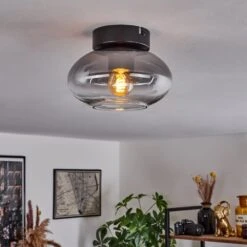 Haikala Deckenleuchte Klar, Rauchfarben, 1-flammig -Lampe Verkäufe haikala deckenleuchte h3667002 6