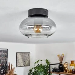 Haikala Deckenleuchte Klar, Rauchfarben, 1-flammig -Lampe Verkäufe haikala deckenleuchte h3667002 9