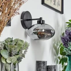 Haikala Wandleuchte Schwarz, 1-flammig -Lampe Verkäufe haikala wandleuchte h3777008 11