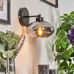 Haikala Wandleuchte Schwarz, 1-flammig -Lampe Verkäufe haikala wandleuchte h3777008 6