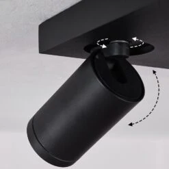 Hakamken Deckenleuchte LED Schwarz, 4-flammig -Lampe Verkäufe hakamken deckenleuchte h3438510 5