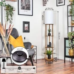 Hamaa Stehleuchte 26 Cm Naturfarben, 1-flammig -Lampe Verkäufe hamaa stehleuchte 26 cm h3702369 3