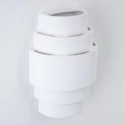 Handan Wandleuchte Weiß, 1-flammig -Lampe Verkäufe handan wandleuchte h329 15