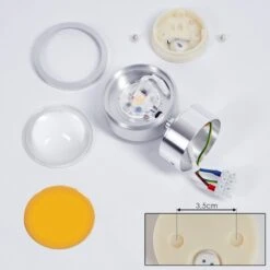 Harare Wandleuchte LED Chrom, 1-flammig -Lampe Verkäufe harare wandleuchte h3671801 4