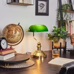 Havsta Bankerlampe Gold, Grün, Messing, 1-flammig -Lampe Verkäufe havsta bankerlampe h164243 6