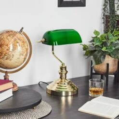 Havsta Bankerlampe Gold, Grün, Messing, 1-flammig -Lampe Verkäufe havsta bankerlampe h164243 9