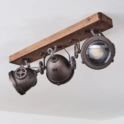 Herford Deckenleuchte Holz Dunkel, 3-flammig -Lampe Verkäufe herford deckenleuchte h3017340 7