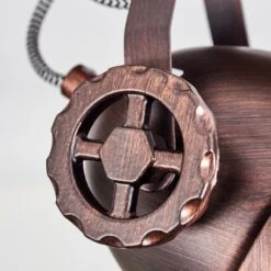 Herford Deckenleuchte Holz Dunkel, Rostfarben, 4-flammig -Lampe Verkäufe herford deckenleuchte h3435489 2