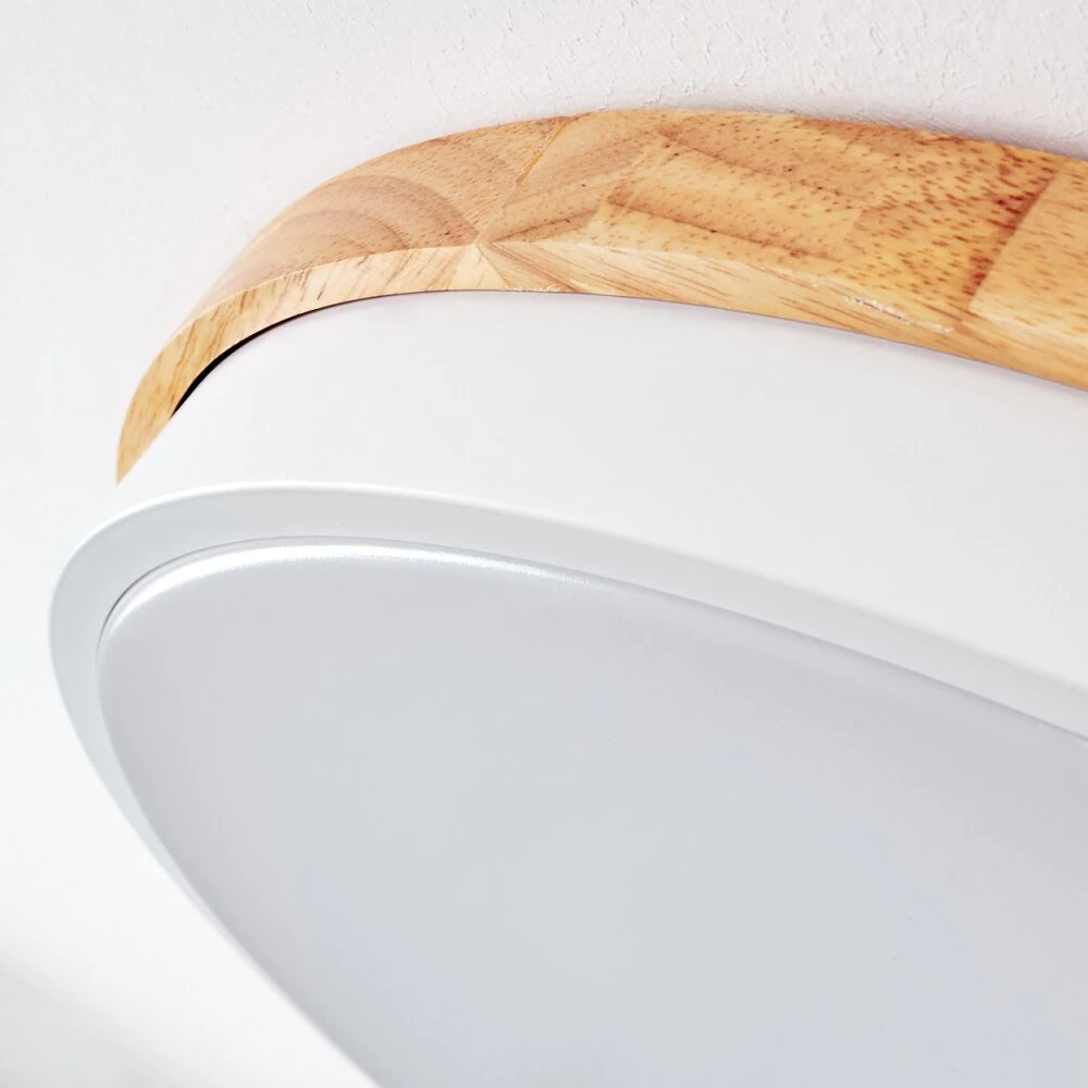 Hiral Deckenleuchte LED Naturfarben, Weiß, 1-flammig, Fernbedienung 8 Hiral Deckenleuchte LED Naturfarben, Weiß, 1-flammig, Fernbedienung – Bild 6