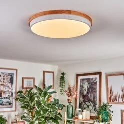 Hiral Deckenleuchte LED Naturfarben, Weiß, 1-flammig, Fernbedienung 20 Hiral Deckenleuchte LED Naturfarben, Weiß, 1-flammig, Fernbedienung -Lampe Verkäufe hiral deckenleuchte h3870716 6