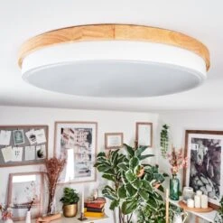 Hiral Deckenleuchte LED Naturfarben, Weiß, 1-flammig, Fernbedienung 23 Hiral Deckenleuchte LED Naturfarben, Weiß, 1-flammig, Fernbedienung -Lampe Verkäufe hiral deckenleuchte h3870716 9