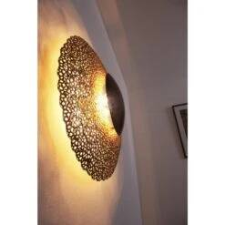 Holländer UTOPISTICO Wandleuchte Braun, Gold, Messing, 2-flammig -Lampe Verkäufe hollaender utopistico wandleuchte 300 13168 5