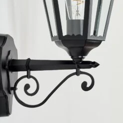 Hongkong Außenwandleuchte Schwarz, 1-flammig -Lampe Verkäufe hongkong aussenwandleuchte h3952764 5