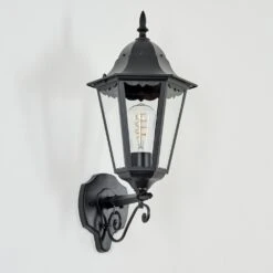 Hongkong Außenwandleuchte Schwarz, 1-flammig -Lampe Verkäufe hongkong aussenwandleuchte h3952764 7