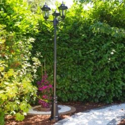 Hongkong Kandelaber Schwarz, Transparent, Klar, 3-flammig -Lampe Verkäufe hongkong kandelaber 31331lbsw 13