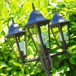 Hongkong Kandelaber Schwarz, Transparent, Klar, 3-flammig -Lampe Verkäufe hongkong kandelaber 31331lbsw 2