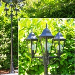 Hongkong Kandelaber Schwarz, Transparent, Klar, 3-flammig -Lampe Verkäufe hongkong kandelaber 31331lbsw 3