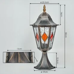 Hongkong Sockelleuchte Braun, Gold, 1-flammig -Lampe Verkäufe hongkong sockelleuchte h3971048 3