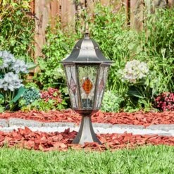 Hongkong Sockelleuchte Braun, Gold, 1-flammig -Lampe Verkäufe hongkong sockelleuchte h3971048 8