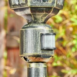 Hongkong Wegeleuchte Braun, Gold, 1-flammig, Bewegungsmelder -Lampe Verkäufe hongkong wegeleuchte h3971093 5