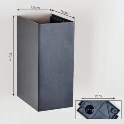 Hoods Außenwandleuchte LED Anthrazit, 1-flammig -Lampe Verkäufe hoods aussenwandleuchte h3785829 3