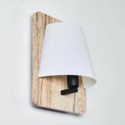 Huddinge Wandleuchte Holz Hell, 1-flammig -Lampe Verkäufe huddinge wandleuchte h3359778 4