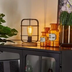 Husvik Tischleuchte Holz Hell, 1-flammig -Lampe Verkäufe husvik tischleuchte h3399941 6