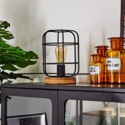 Husvik Tischleuchte Holz Hell, 1-flammig -Lampe Verkäufe husvik tischleuchte h3399941 9