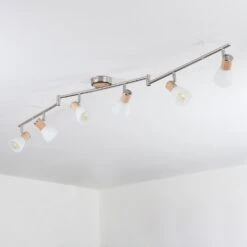 Icalma Deckenleuchte Holz Hell, Nickel-Matt, 6-flammig 19 Icalma Deckenleuchte Holz Hell, Nickel-Matt, 6-flammig -Lampe Verkäufe icalma deckenleuchte h3611159 7