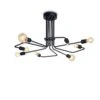 Ideallux TRIUMPH Deckenleuchte Schwarz, 8-flammig -Lampe Verkäufe ideallux triumph deckenleuchte 242378 0