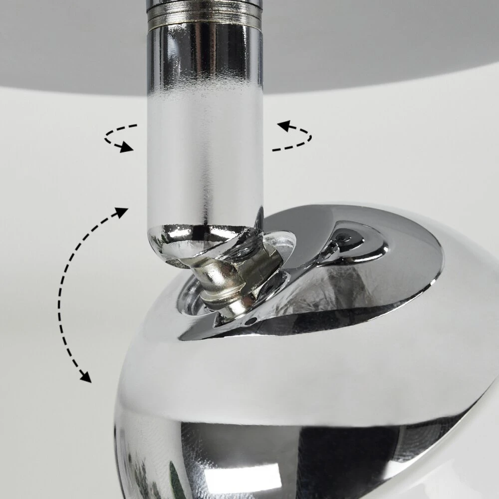 IDual Olivine Deckenleuchte LED Chrom, 1-flammig, Fernbedienung, Farbwechsler 8 IDual Olivine Deckenleuchte LED Chrom, 1-flammig, Fernbedienung, Farbwechsler – Bild 6