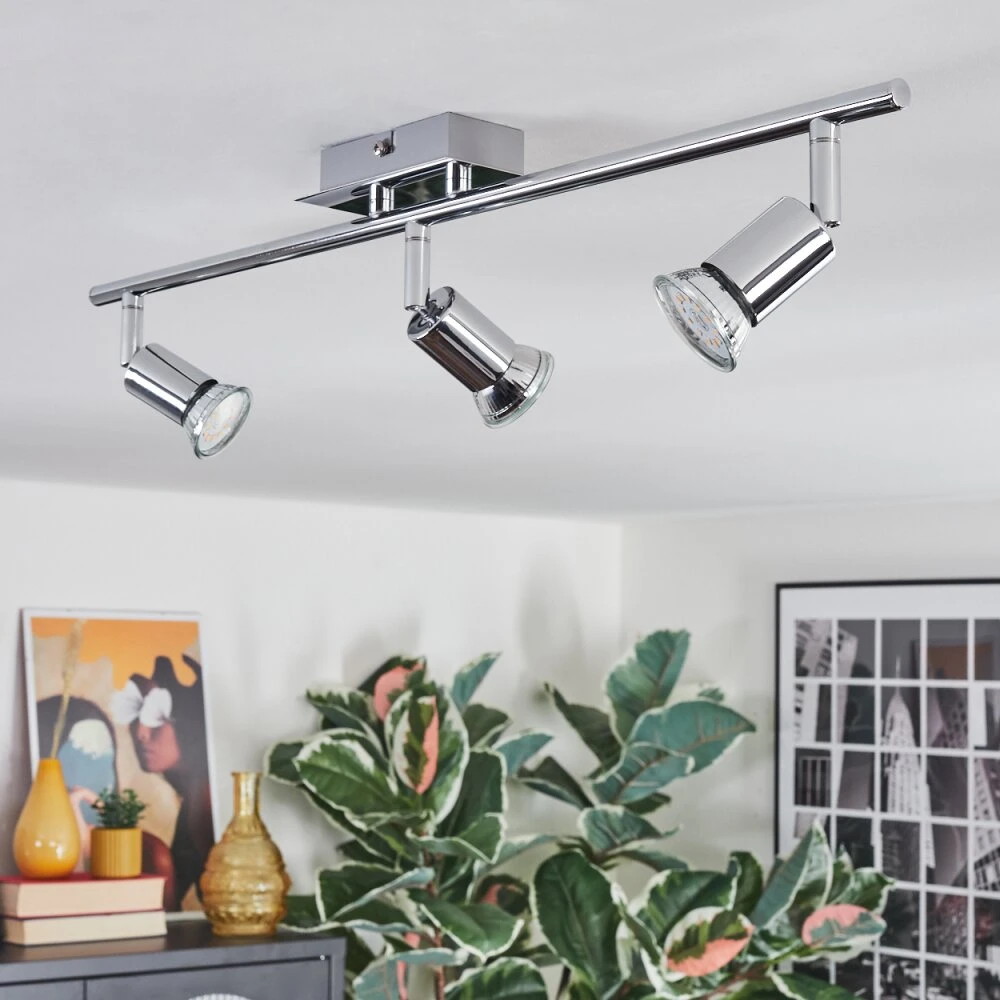 Ilaro Deckenleuchte Chrom, 3-flammig 4 Ilaro Deckenleuchte Chrom, 3-flammig – Bild 2