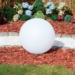 Ilorn Kugelleuchte 50 Cm LED Weiß, 1-flammig, Fernbedienung -Lampe Verkäufe ilorn kugelleuchte 50 cm h3950845 6