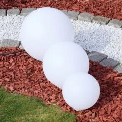 Ilorn Kugelleuchten Set 30 Cm, 39 Cm, 50 Cm LED Weiß, 3-flammig, Fernbedienung -Lampe Verkäufe ilorn kugelleuchten set 30 cm 39 cm 50 cm h3954133 9