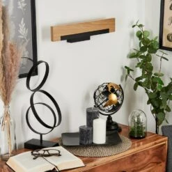 Inzino Wandleuchte LED Naturfarben, Schwarz, 1-flammig -Lampe Verkäufe inzino wandleuchte h3570807 11