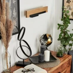 Inzino Wandleuchte LED Naturfarben, Schwarz, 1-flammig -Lampe Verkäufe inzino wandleuchte h3570807 9