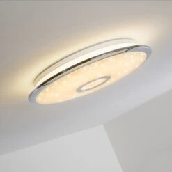 Jamton Deckenleuchte LED Chrom, 1-flammig, Fernbedienung -Lampe Verkäufe jamton deckenleuchte h3020296 12