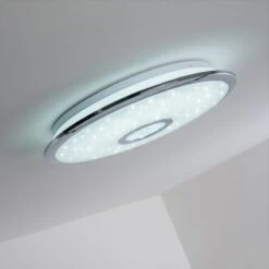 Jamton Deckenleuchte LED Chrom, 1-flammig, Fernbedienung -Lampe Verkäufe jamton deckenleuchte h3020296 15