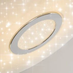 Jamton Deckenleuchte LED Chrom, 1-flammig, Fernbedienung -Lampe Verkäufe jamton deckenleuchte h3020296 3