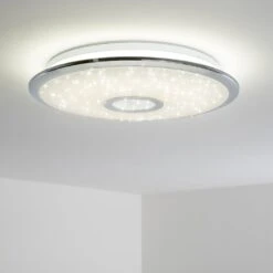 Jamton Deckenleuchte LED Chrom, 1-flammig, Fernbedienung -Lampe Verkäufe jamton deckenleuchte h3020296 5